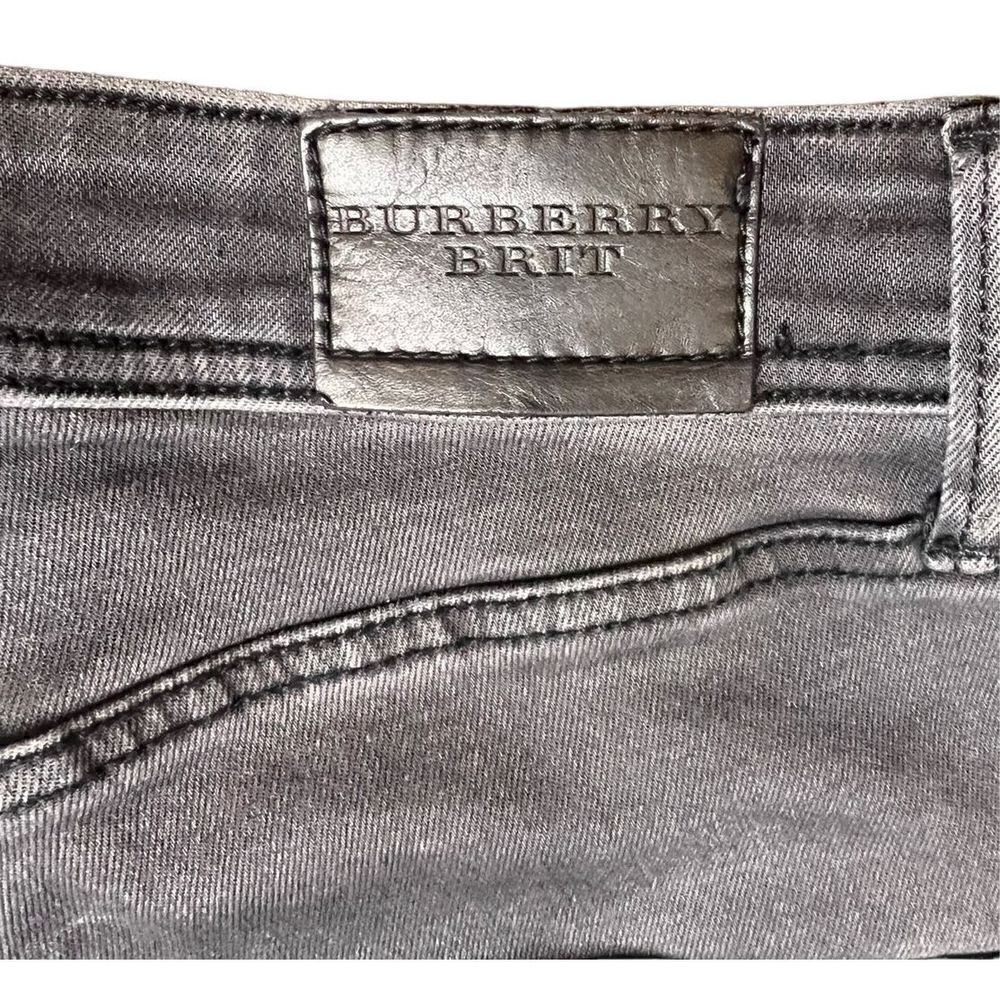 Burberry Faded Black High Rise Skinny Jean Size 30 - Picture 6 of 9